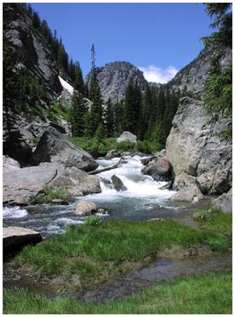 Death Canyon and Creek, Courtesy of the National Park Service